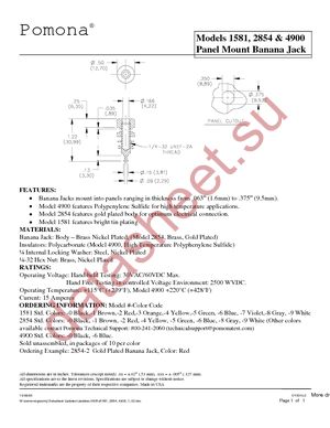 2854-5 datasheet  